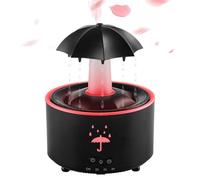 Umidificatori a vapore freddo, umidificatore d'aria in 7 colori, con telecomando e timer, diffusore di aromaterapia girevole a ombrello, per scrivania, comodino, appartamento