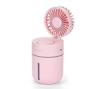 Umidificatori muti Per W/Luce Notturna Senza Acqua Auto-Spegnimento Umidificatore Portatile Per W/Fan Super Silenzioso Ricaricabile Desktop Ventola di Raffreddamento Led