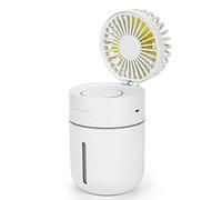 Umidificatori muti Per W/Luce Notturna Senza Acqua Auto-Spegnimento Umidificatore Portatile Per W/Fan Super Silenzioso Ricaricabile Desktop Ventola di Raffreddamento Led