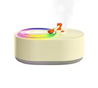 Umidificatori Per Camera Da Letto - Umidificatore D'Aria Compatto con Diffusore di Oli Essenziali - Doppia Modalità, Luci LED Multicolori per Nursery Yoga Spa e Scrivania, Design Decorativo Moderno