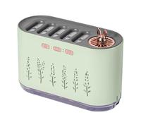 Umidificatori Per Casa - Umidificatore Da Letto Da 700 Ml | 7 Colori Umidificatore Leggero | Aromaterapia Per Piccole Stanze Di Grande Capacità | Purificatore D'aria Figo Cool | Diffusore Olio Del Ser