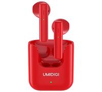 UMIDIGI Auricolare Wireless, AirBuds U Cuffie In-Ear Bluetooth 5.1 con 2 Microfoni, Riduzione del Rumore Ambientale Cuffie Bluetooth, Accoppiamento Automatico Tocco Intelligente (Rosso)