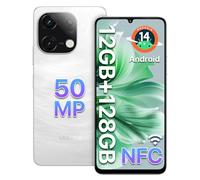 UMIDIGI G9C 50MP Smartphone Android 14,Display 90Hz 6.75" HD+,12(6+6) GB RAM,128GB/2TB,Batteria 5.000 mAh,Resistenza IP53,Processore 2,2GHz,Chager Incluso,4G Doppia SIM/Bluetooth 5,4/GPS/NFC,Bianco