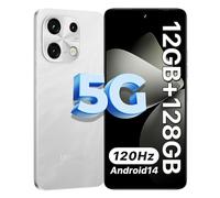 UMIDIGI Note 100 5G Smartphone, 12GB+128GB/1TB Telefono Cellulare, Android 14 Octa Core Telefono,6.8" HD+ 120Hz,50MP+16MP Fotocamera, Dual SIM 5G Cellulare 5G,5000mAh/Face ID/Impronta Digitale/GPS/OTG