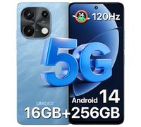 UMIDIGI Smartphone Note 100 5G, Android 14 Telefono Cellulare,16GB+256GB/1TB,6.8" HD+ 120Hz Cellulare, Dual SIM 5G Telefono Android, 50MP+16MP Kamera/5000mAh/Face ID/GPS/OTG