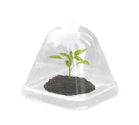 Umidità per le piante | Protezione delle piante trasparente con forma di campana, Mini vasi da coltivazione 10X con coperchi termoisolanti Conservazione 'umidità per piante succulente protezione