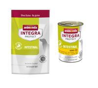 Umido per cani animonda Integra Protect 6 x 100 g + Crocchette 4 kg animonda INTEGRA Protect -40% - Intestinal Lattina Pollo, 6 x 400 g + Intestinal Crocchette, 4 kg