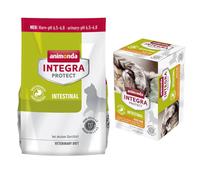 Umido per gatti animonda Integra Protect Adult 6 x 100 g + Crocchette 1,2 kg INTEGRA Protect -40% - Intestinal Tacchino, 6 x 100 g + Intestinal Crocchette, 1,2 kg