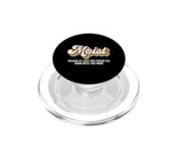 Umido perché una persona che conosci odia questa parola retrò PopSockets PopGrip per MagSafe