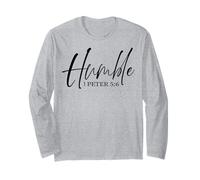 umile per Gli Uomini e Le Donne cristiane Che Amano Dio e Gesù Maglia a Manica