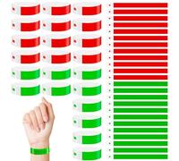 UMILKI 600Pz Braccialetti Carta Eventi,Impermeabili Braccialetti Colorati