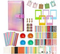 UMILKI Instax Mini Kit da 103 Pezzi, 8 in 1 Accessori Compatibile con Instax Mini 11, Inclusi Album Fotografici/Filtri/Cornice Appendibile/Adesivi per Cornici/Corda/Clip