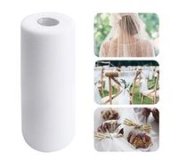 UMILKI rotolo tulle bianco 30cmx91.5m, 100 Yards Nastro Tulle Bianco
