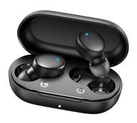 UmiMirari S8 Mini Wireless Earbuds Bluetooth 5.3 in Ear Light-Weight Headphones,60Hrs Playtime Ear Buds with Charging Case,Smart Ring,Fitness Tracker Premium Sound with Deep Bass for Sport-Black