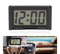 Umisu - Orologio LCD Digitale per Auto, Calendario Portatile per Cruscotto, Orologio Elettronico, Data e Ora per Tavolo da Auto, Ufficio