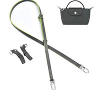 Umiup Cinghie di ricambio per borsa, kit di cinghie compatibili con mini borse Longchamp, kit tracolla in pelle per Longcamp, Grafite Gray-a Nuovo, Graphite Gray-B