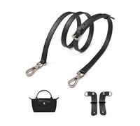Umiup Tracolla per Longchamp, in pelle, per set di trasformazione, cinghie in pelle, cinghie per Longchamp Mini Bag Straps, cinghia da tasca (Black B)