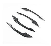 UMIXIRE Copertura Maniglia Porta per A-UDI A4 B9 A5 F5 Q5 FY 2018 2019 Adesivi per Coprimaniglia Esterna per Portiera Auto Stile di Rifinitura Maniglia Porta Esterna(Carbon Texture)