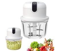 Umllpet Mini tritatutto elettrico per cipolle, 350 ml, ricarica USB, mini tritatutto wireless per cipolle, frutta, noci, carne, aglio
