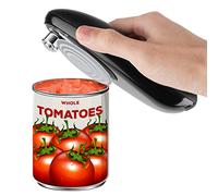 Umm Apriscatole Elettrico, Apriscatole One Touch, Apriscatole Automatico con Rotazione a 360° e Arresto Automatico, Apriscatole per Ristorante, Apriscatole Elettrico per Anziani, Bambini, Mani Artrit
