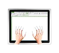 UMOBXKIFN 1 monitor for computer industriale da 10,4 pollici, touch screen capacitivo da 10 pollici, 1024 * 768 con interfaccia VGA/DVI/HDMI/USB, mini schermo for PC(VGA)
