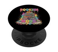 Umore Libresco Lettura Accogliente Libri Dell'arcobaleno Dei PopSockets PopGrip Adesivo