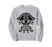 Umori teschio pirati semplici pirata Felpa