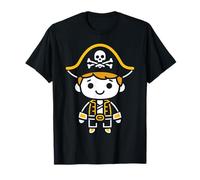Umori teschio pirati semplici pirata Maglietta