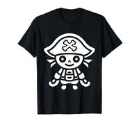 Umori teschio pirati semplici pirata Maglietta