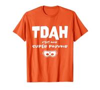 Umorismo ADHD Supereroi Sensibilizzazione Iperattività Maglietta