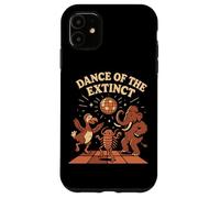 Umorismo animale estinto insegnante di scienze scherzo retrò discoteca danza Custodia per iPhone 11