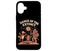 Umorismo animale estinto insegnante di scienze scherzo retrò discoteca danza Custodia per iPhone 16 Plus