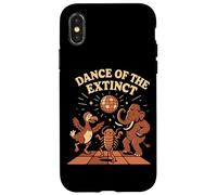 Umorismo animale estinto insegnante di scienze scherzo retrò discoteca danza Custodia per iPhone X/XS