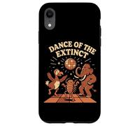Umorismo animale estinto insegnante di scienze scherzo retrò discoteca danza Custodia per iPhone XR