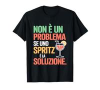 Umorismo Aperitivo Spritz Festa Amici Idea Regalo Maglietta