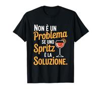 Umorismo Aperitivo Spritz Festa Amici Idea Regalo Maglietta