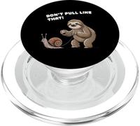 Umorismo bradipo che dice di non tirare lo stile di vita PopSockets PopGrip per MagSafe