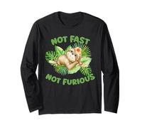 Umorismo Bradipo Non Veloce Non furioso per introversi Freddi Maglia a Manica