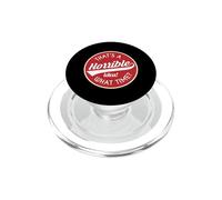 Umorismo cattiva idea: QUESTA È UN'idea orribile! CHE ORA? Sarcasmo PopSockets PopGrip per MagSafe