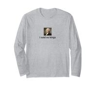 Umorismo della Rivoluzione Americana Ho Detto No re Maglia a Manica