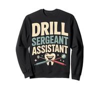 Umorismo Dentale Drill Sergente Assistente Dente Felpa
