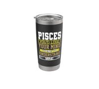 Umorismo di compleanno perdere la mente per capire il mio Pesci Compleanno Bicchiere termico in acciaio inox doppia parete