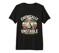 Umorismo di Laboratorio del Dipartimento di scienze chimicamente instabili Maglietta Premium
