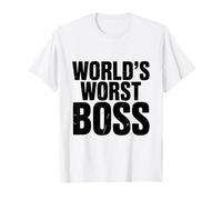 Umorismo Divertente dell'ufficio del Capo del Mondo Maglietta