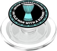 Umorismo Divertente per Uomini Batteristi Djembe o Vecchio PopSockets PopGrip per MagSafe