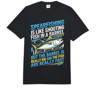 Umorismo Divertente Pesca Subacquea per Spearos, Come Il Pesce in Un barile Comfort Colors Adult Heavyweight T-Shirt