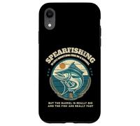 Umorismo divertente pesca subacquea per Spearos, come il pesce in un barile Custodia per iPhone XR