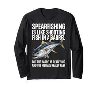 Umorismo Divertente Pesca Subacquea per Spearos, Come Il Pesce in Un barile Maglia a Manica