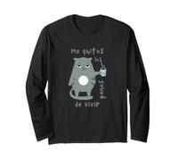 Umorismo Gatto Tazza caffè Cattivo Umore Sguardo Regalo Fratello Gattino Maglia a Manica