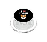 Umorismo, il simpatico cane Corgi ama i love Corgi PopSockets PopGrip per MagSafe
